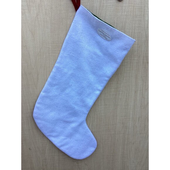 Park Designs Sarah Frederking Christmas Greenery Christmas Stocking Mistletoe - Picture 4 of 6